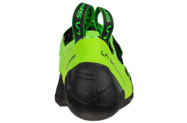 Image of La Sportiva Skwama Vegan Climbing Shoes - Men's, Black/Flash Green, 43.5, ZFCS032-K00E24-43.5