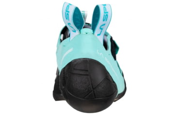 Image of La Sportiva Skwama Vegan Shoes - Womens, Carbon/Turquoise, 34.5, ZFCS033-G00B16-34.5