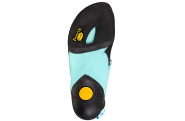 Image of La Sportiva Skwama Vegan Shoes - Womens, Carbon/Turquoise, 34.5, ZFCS033-G00B16-34.5
