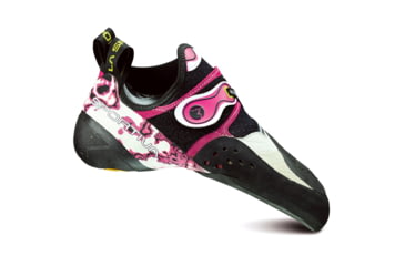 Image of La Sportiva Solution Climbing Shoe  - Women's, White/Pink, 34.5 10J-WP-34.5