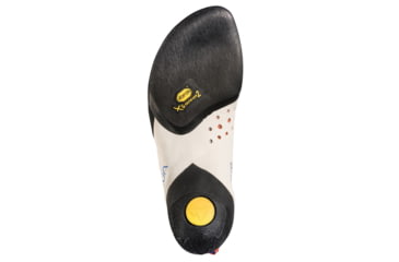 Image of La Sportiva Solution Climbing Shoes - Women's, White/Lily Orange, 36, ZFCS014-W00O03-36
