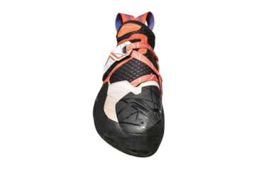 Image of La Sportiva Solution Climbing Shoes - Womens, White/Lily Orange, 36, ZFCS014-W00O03-36