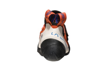 Image of La Sportiva Solution Climbing Shoes - Womens, White/Lily Orange, 36, ZFCS014-W00O03-36