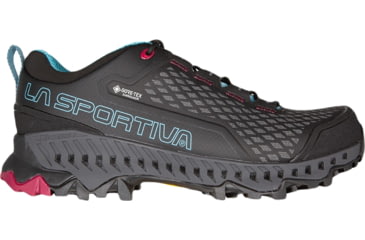 Image of La Sportiva Spire GTX Hiking Shoes - Womens, Black/Topaz, 40.5, ZFHS095-K00B24-40.5