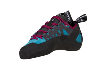 Image of La Sportiva Tarantulace Climbing Shoes - Womens, Topaz/Red Plum, 41.5, 30M-624502-41.5