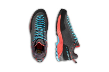 Image of La Sportiva TX Guide Approach Shoes - Womens, Carbon/Hibiscus, 37.5, 27O-900402-37.5