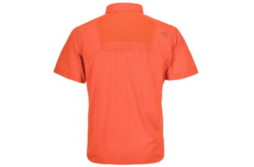 Image of La Sportiva Vector Short Sleeve Shirt - Men's, Cardinal Red/Tangerine, Small J80-307202-S