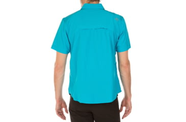 Image of La Sportiva Vector Short Sleeve Shirt - Men's, Lake/Tropic Blue, Small J80-607614-S