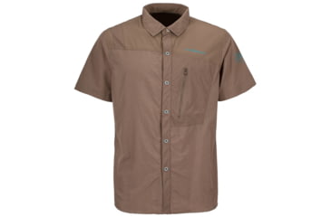 Image of La Sportiva Vector Short Sleeve Shirt - Men's, Falcon Brown, Small J80-804804-S