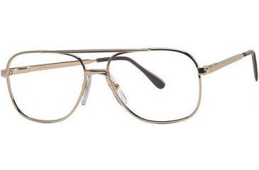 Image of LAmy Westport Single Vision Prescription Eyeglasses - Frame Gold, Size 53/15mm LYWST0MC021555