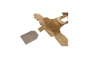 Image of Lancer Tactical 1000D Nylon Strike Tactical Vest, Coyote Brown, CA-303KN