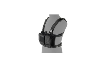 Image of Lancer Tactical Adaptive Multi-Purpose Slim Chest Rig, Black, CA-319B