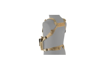 Image of Lancer Tactical Adaptive Multi-Purpose Slim Chest Rig, Tan, CA-319T