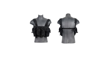 Image of Lancer Tactical Nylon AK Chest Rig, Black, CA-308BN