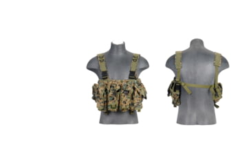Image of Lancer Tactical Nylon AK Chest Rig, Digital Woodland, CA-308D