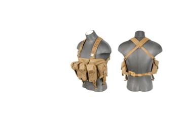 Image of Lancer Tactical Nylon AK Chest Rig, Tan, CA-308TN