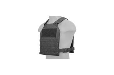 Image of Lancer Tactical Standard Issue 1000D Nylon Tactical Vest, Black, CA-1512BN