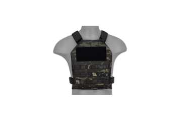 Image of Lancer Tactical Standard Issue 1000D Nylon Tactical Vest, Camo Black, CA-1512MBN
