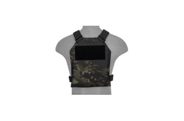 Image of Lancer Tactical Standard Issue 1000D Nylon Tactical Vest, Camo Black, CA-1512MBN