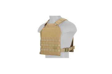 Image of Lancer Tactical Standard Issue 1000D Nylon Tactical Vest, Coyote Brown, CA-1512KN