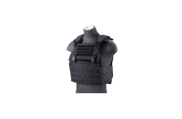 Image of Lancer Tactical Vest with Molle Webbing and Detachable Buckles, Black, CA-2056B