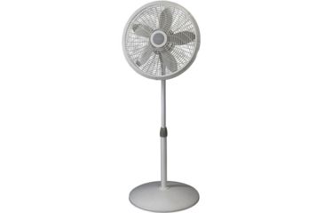 Image of LASKO 18in 3-Speed Adjustable Elegance &amp; Performance Pedestal Fan, White 1820