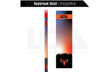 Image of Last Chance WrapWorks Stock Daybreak Skull Orange/Blue Precision Fixed Standard, 1503381