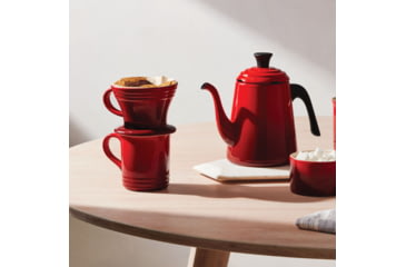 Image of Le Creuset Pour Over Coffee Maker, Cerise, 71223130060005