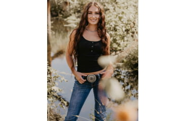 Image of Lejon Elu Leather Belt - Womens, Black, Small, VB-65761-S