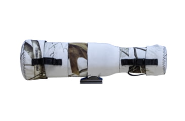 Image of LensCoat Lens Coat for Vortex Razor HD 13-39x56 HD Eyepiece, Realtree Snow, ssvr56sn