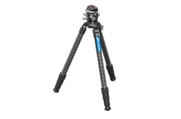 Image of Leofoto LM-364C X Version Tripod w/ 75mm Bowl/Platform w/ LH Ballhead Set, Black, LM-364CX+LH-55LR