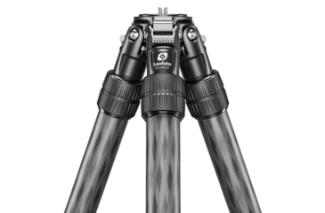 Image of Leofoto SO-282CMX Short Inverted Outdoors Series Carbon Fiber Tripod w/ FIXED Apex/Platform, Black, SO-282CMX