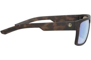 Image of Leupold Becnara Sunglasses, Matte Tortoise Frame, Square Blue Mirror Lens, Polarized, Regular-Wide, 179632