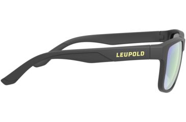Image of Leupold Katmai Sunglasses, Matte Black Frame, Square Emerald Mirror Lens, Polarized, Narrow-Regular, 179099