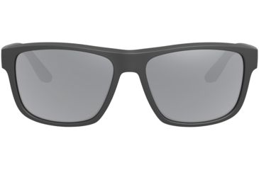 Image of Leupold Katmai Sunglasses, Matte Black Frame, Square Shadow Gray Flash Lens, Polarized, Narrow-Regular, 179097
