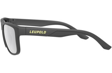 Image of Leupold Katmai Sunglasses, Matte Black Frame, Square Shadow Gray Flash Lens, Polarized, Narrow-Regular, 179097