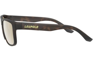 Image of Leupold Katmai Sunglasses, Matte Tortoise Frame, Square Bronze Mirror Lens, Polarized, Narrow-Regular, 179098