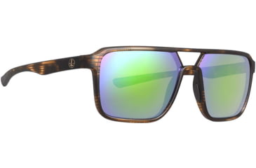 Image of Leupold Bridger Sunglasses, Emerald Mirror, Matte Tortoise, 186747