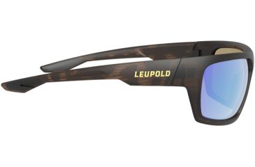 Image of Leupold Packout Mens Sunglasses, Matte Tortoise Frame, Square Blue Mirror Lens, Polarized, Regular, 179630