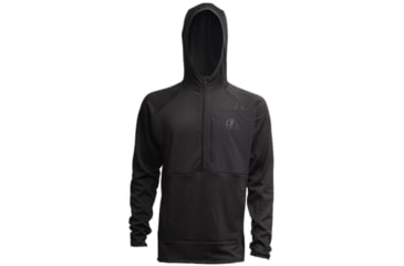 Image of Leupold &amp; Stevens Inc. Leupold Velum Half Zip Hooded Fleece Sweatshirt Charcoal XL, 186713