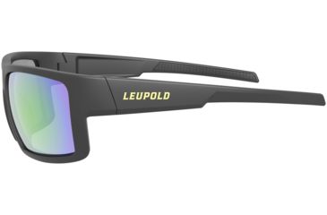 Image of Leupold Switchback Sunglasses, Matte Black Frame, Square Emerald Mirror Lens, Polarized, Regular-Wide, 179093