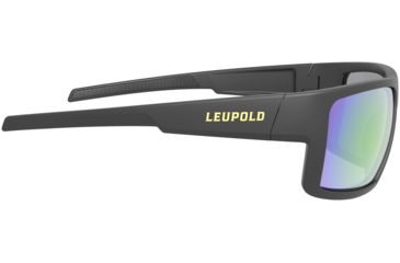 Image of Leupold Switchback Sunglasses, Matte Black Frame, Square Emerald Mirror Lens, Polarized, Regular-Wide, 179093