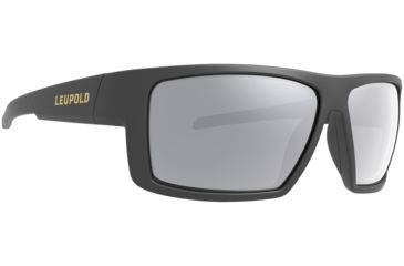 Image of Leupold Switchback Sunglasses, Matte Black Frame, Square Shadow Gray Flash Lens, Polarized, Regular-Wide, 179092