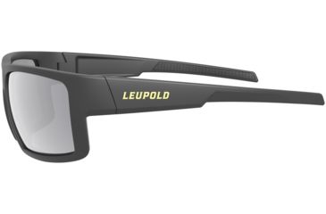 Image of Leupold Switchback Sunglasses, Matte Black Frame, Square Shadow Gray Flash Lens, Polarized, Regular-Wide, 179092
