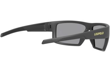 Image of Leupold Switchback Sunglasses, Matte Black Frame, Square Shadow Gray Flash Lens, Polarized, Regular-Wide, 179092