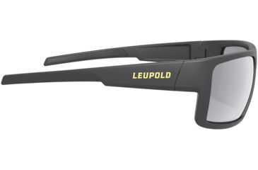 Image of Leupold Switchback Sunglasses, Matte Black Frame, Square Shadow Gray Flash Lens, Polarized, Regular-Wide, 179092