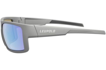 Image of Leupold Switchback Sunglasses, Matte Grey Frame, Square Blue Mirror Lens, Polarized, Regular-Wide, 179629