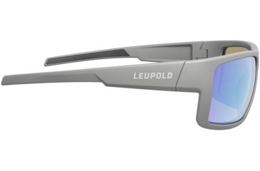 Image of Leupold Switchback Sunglasses, Matte Grey Frame, Square Blue Mirror Lens, Polarized, Regular-Wide, 179629
