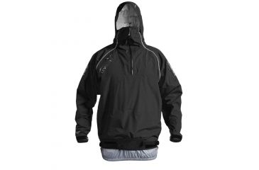 Image of Level Six Mens Chilko 2.5 Layer Long Sleeve Jacket W/Hood, Midnight Black, Large, GMT-CHIL-MB-L