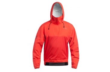 Image of Level Six Mens Torngat Long Sleeve 2.5 Layer Jacket W/Hood, Blaze Red, Small, GMT-TORN-BZ-S